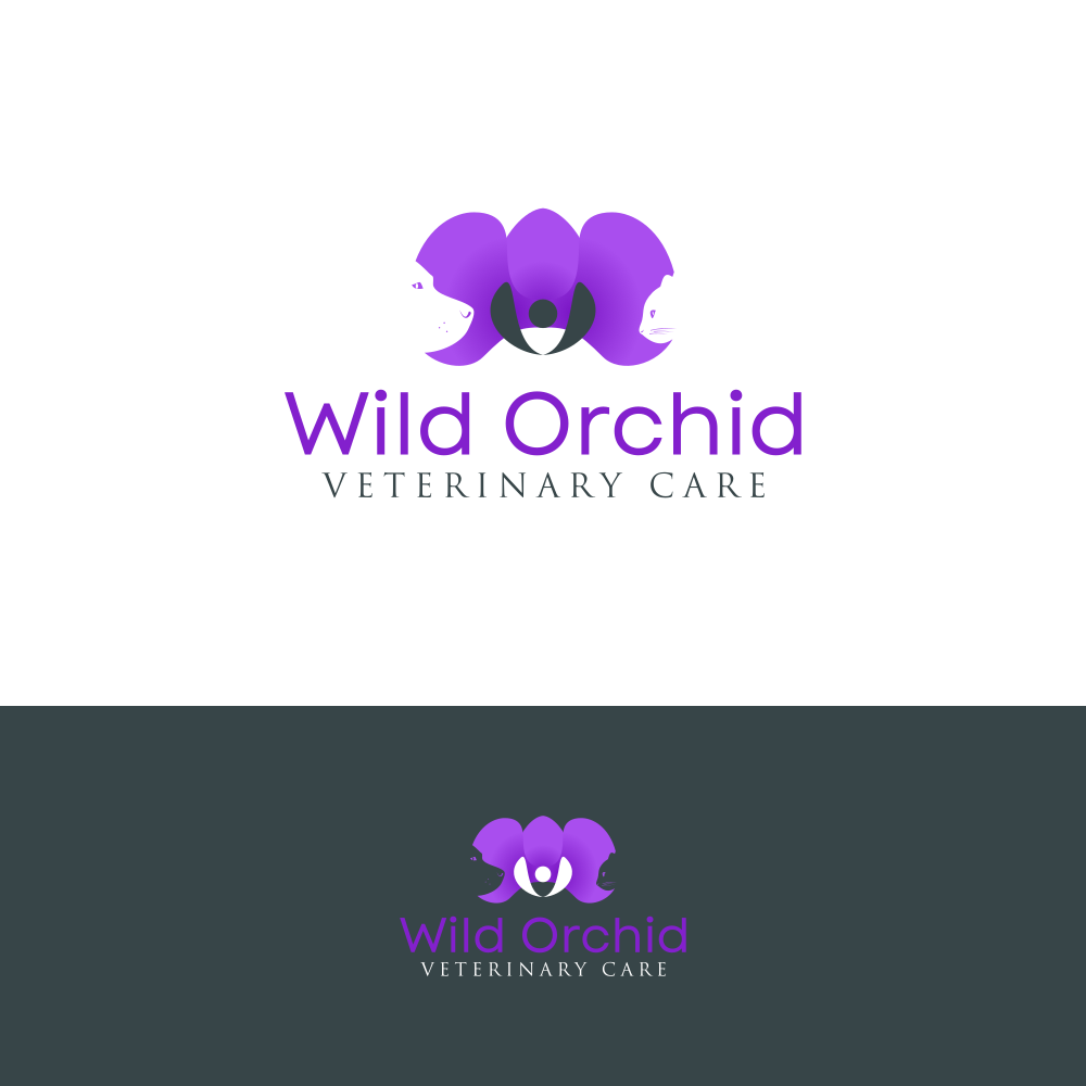 Logo Design by alitjuara for Wild Orchid Veterinary Care | Design #30158900