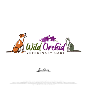 Logo Design by DesignLima for Wild Orchid Veterinary Care | Design: #30128565