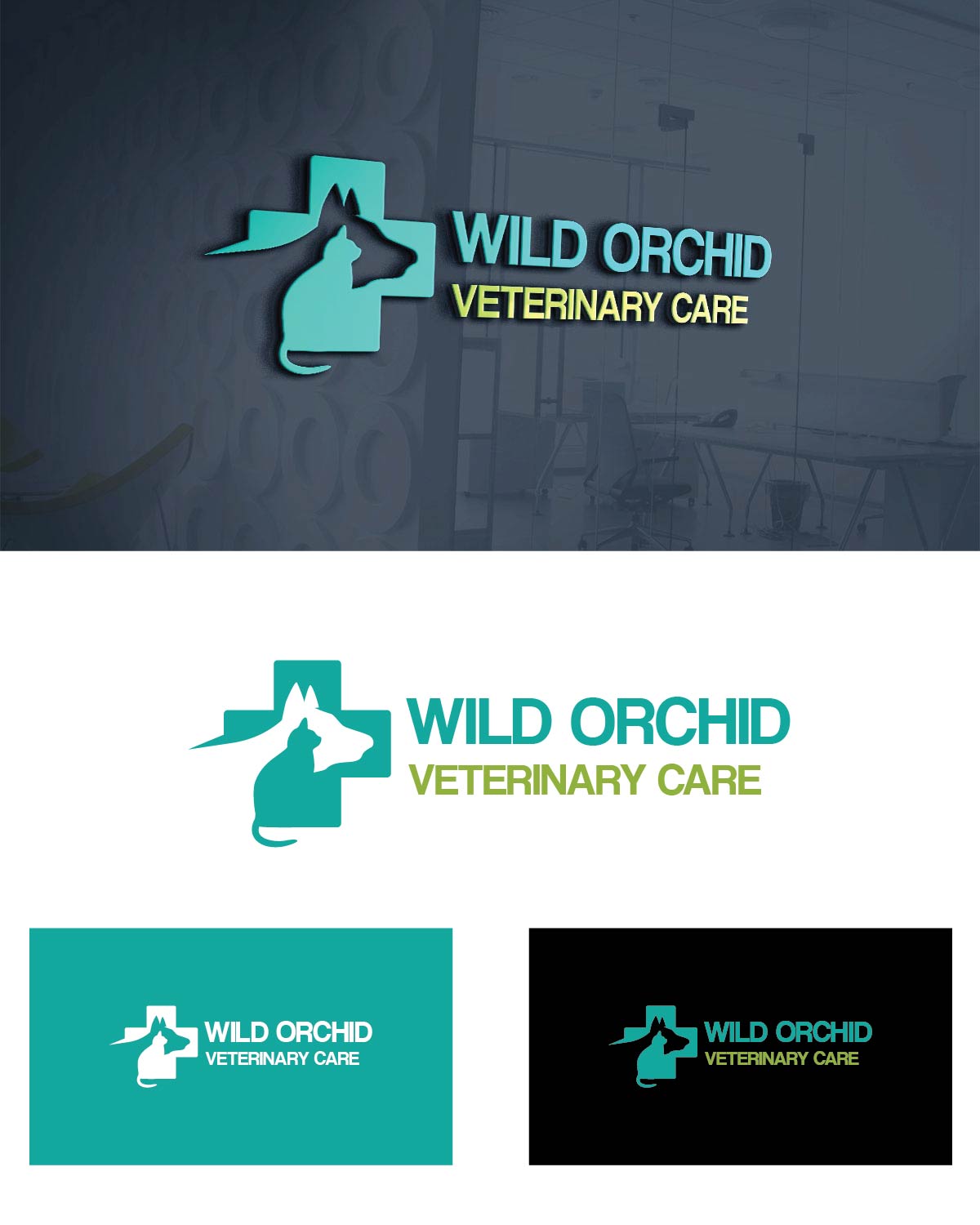 Logo Design by Isnah Logo for Wild Orchid Veterinary Care | Design #30128528
