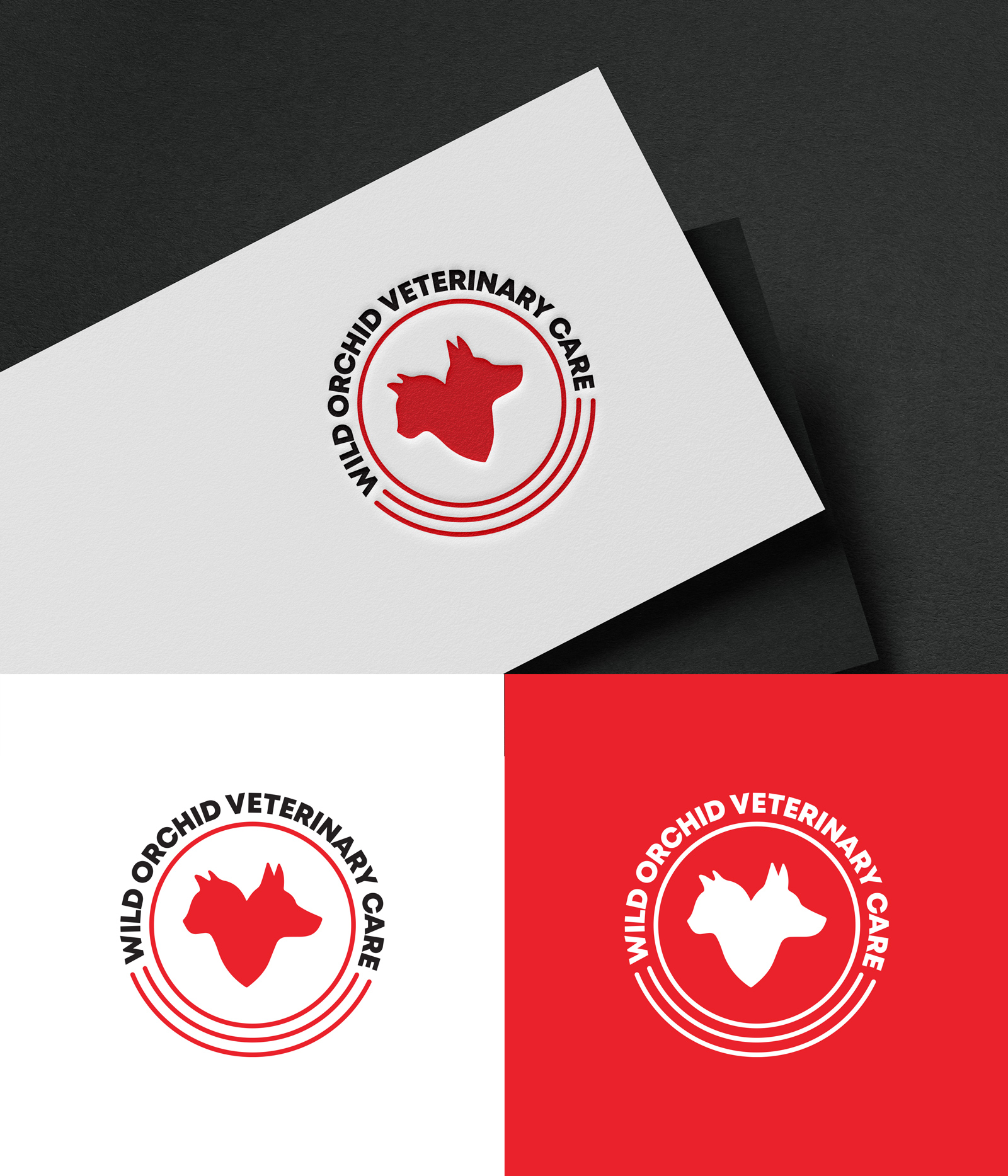 Diseño de Logo por sun_bird para Wild Orchid Veterinary Care | Diseño #30164282