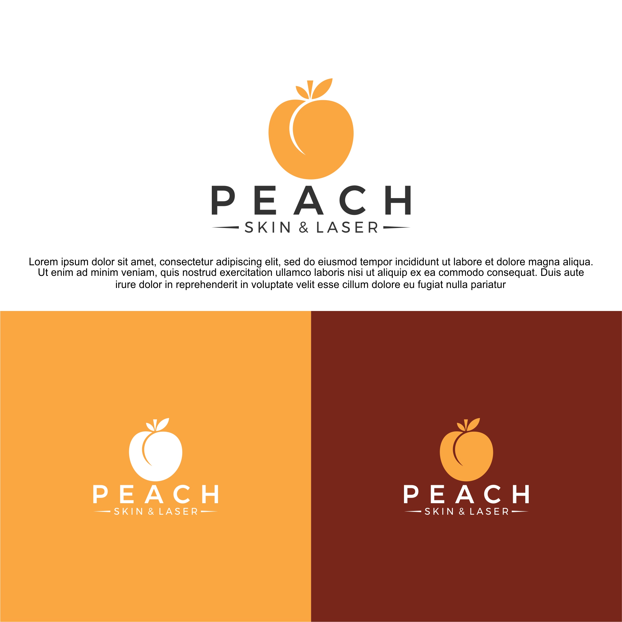 Logo-Design von GI ART für Peach Skin & Laser | Design #30163361