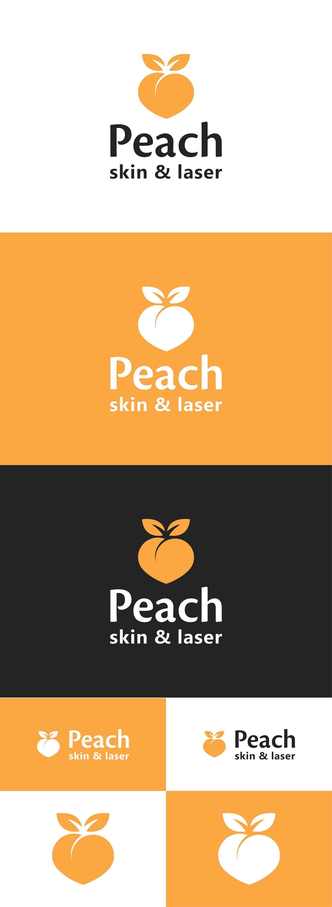 Logo Design by Nash_Shaha for Peach Skin & Laser | Design #30151638