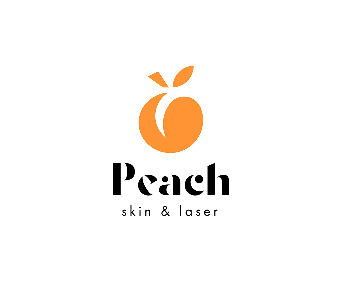 Logo Design by Tahaw for Peach Skin & Laser | Design #30162953