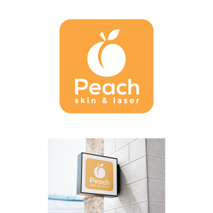 Logo Design by Hanif Logo's for Peach Skin & Laser | Design: #30170943