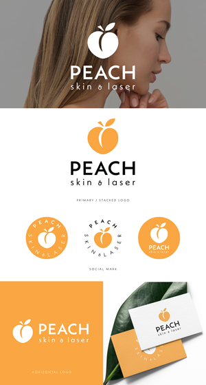 Logo-Design von sez_inn für Peach Skin & Laser | Design #30160349