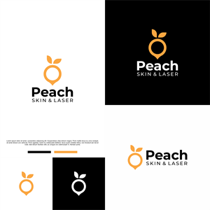 Logo Design by Nembelas Studio for Peach Skin & Laser | Design: #30146053