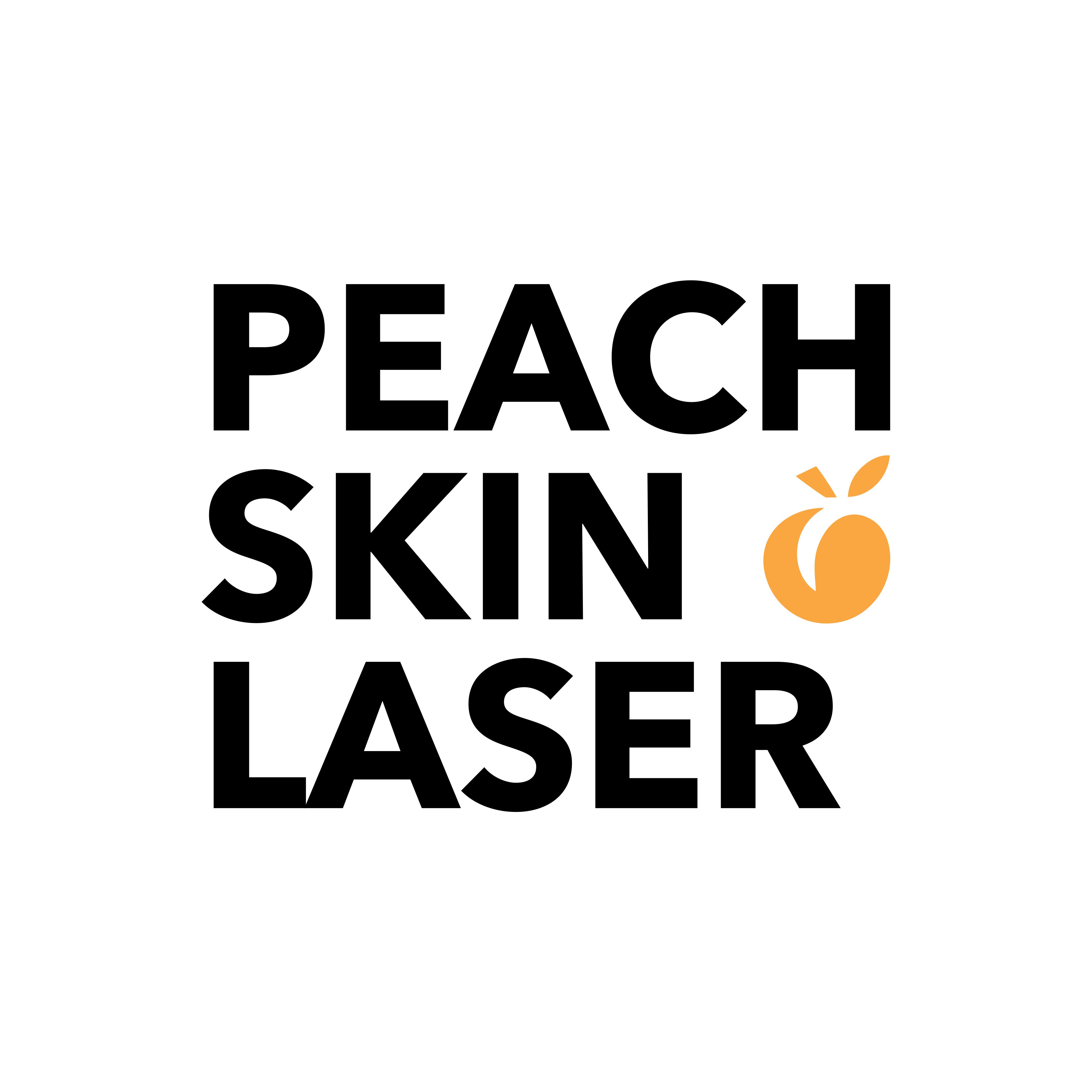 Logo Design by mantabjoss for Peach Skin & Laser | Design #30138065