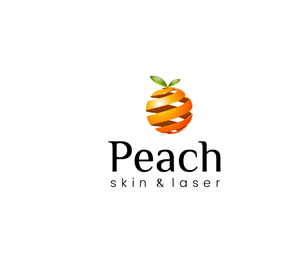 Logo Design by mikeeeey for Peach Skin & Laser | Design: #30168034