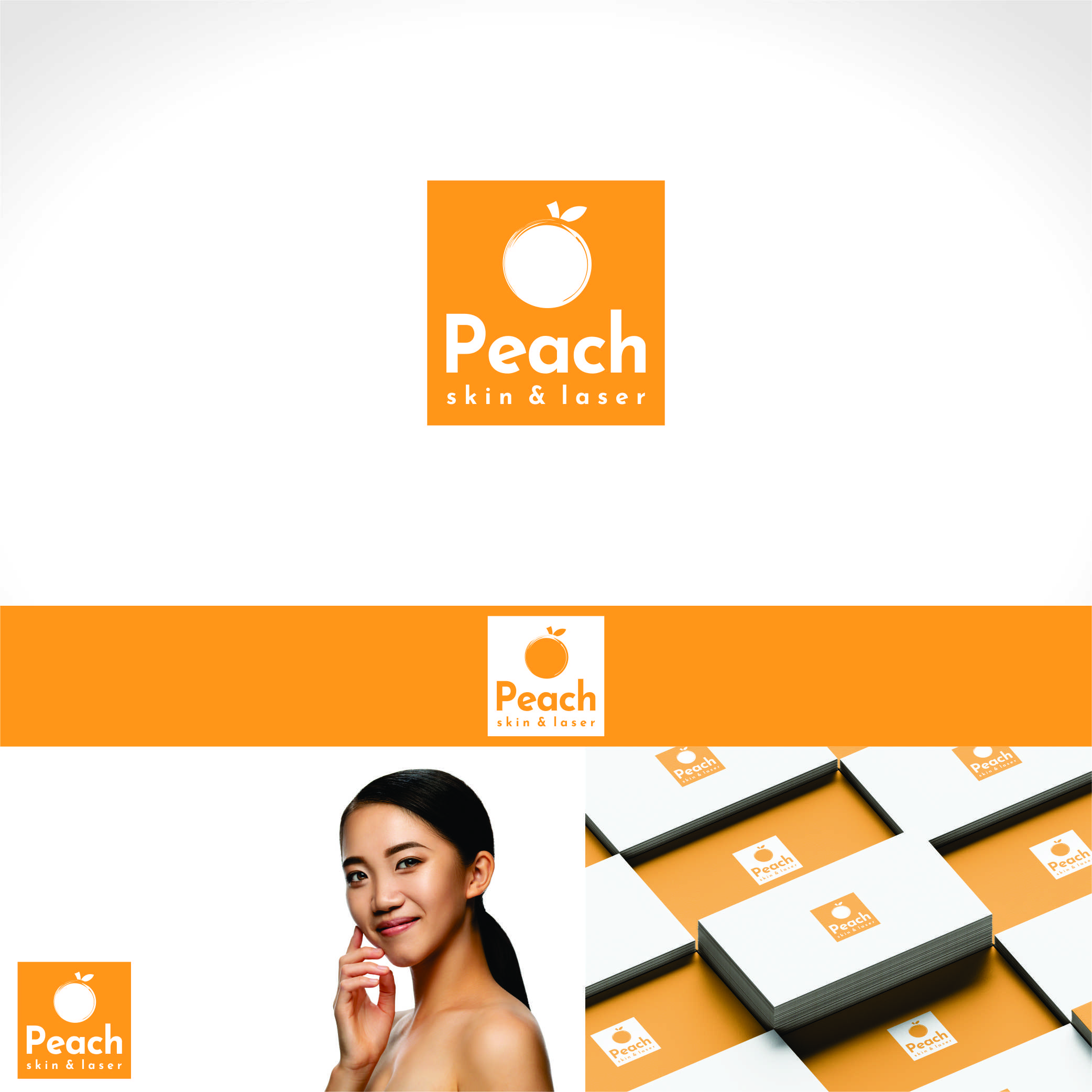 Logo-Design von Nicolene Barnard für Peach Skin & Laser | Design #30165998