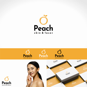 Logo Design by Nicolene Barnard for Peach Skin & Laser | Design: #30166002