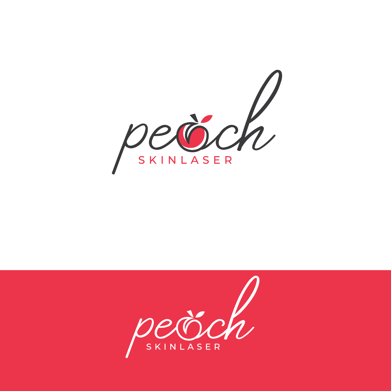 Logo Design by EnaGraph for Peach Skin & Laser | Design #30132709