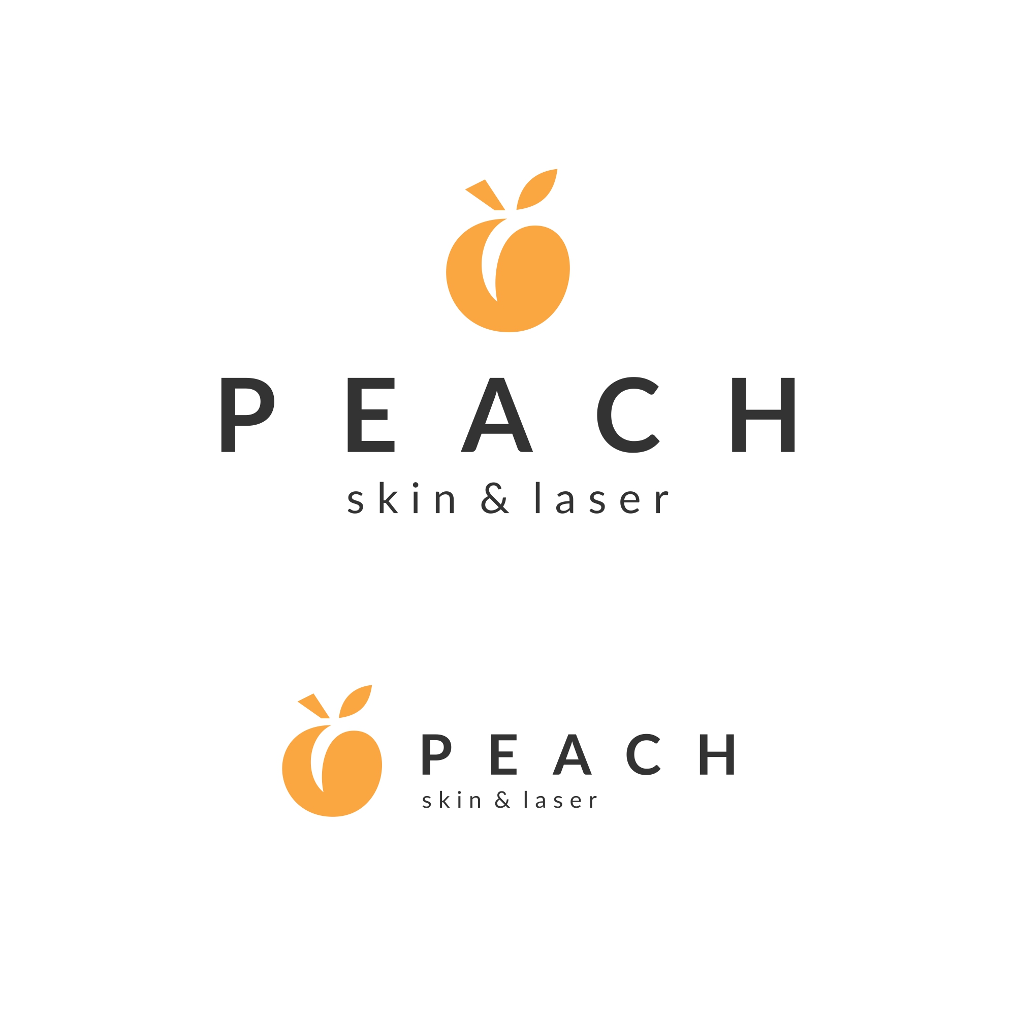 Logo Design by Firsada for Peach Skin & Laser | Design #30132343