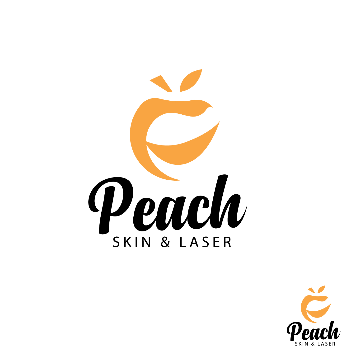 Logo Design by Ushan De Silva for Peach Skin & Laser | Design #30152484