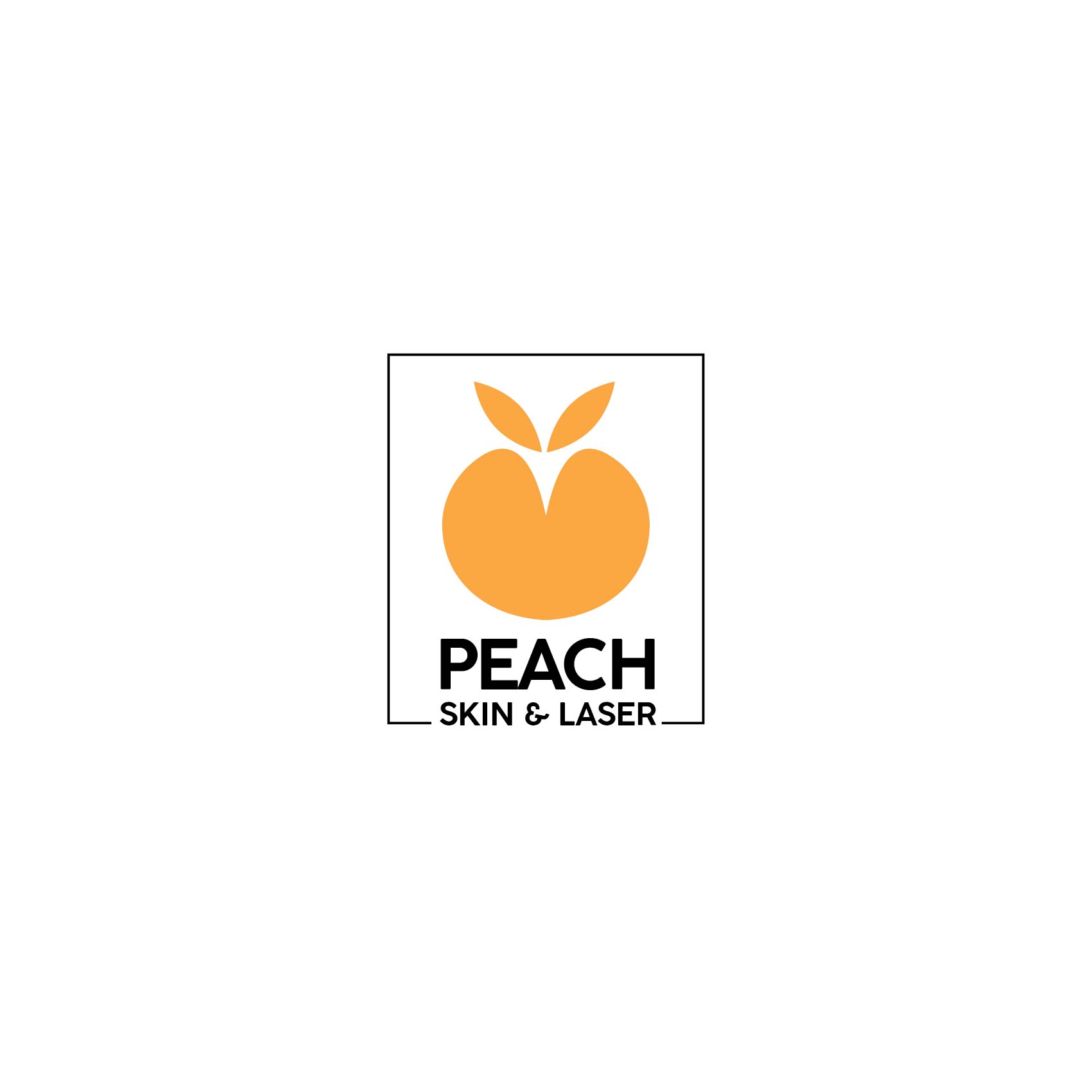 Logo Design by r. ilham for Peach Skin & Laser | Design #30165710