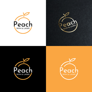 Logo Design by Radsky17 for Peach Skin & Laser | Design: #30169304