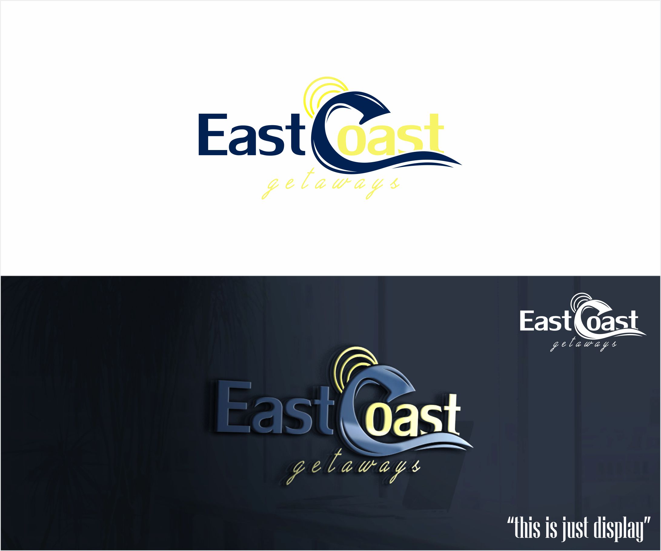 Logo Design by alkaline for East Coast Getaways | Design #30133158