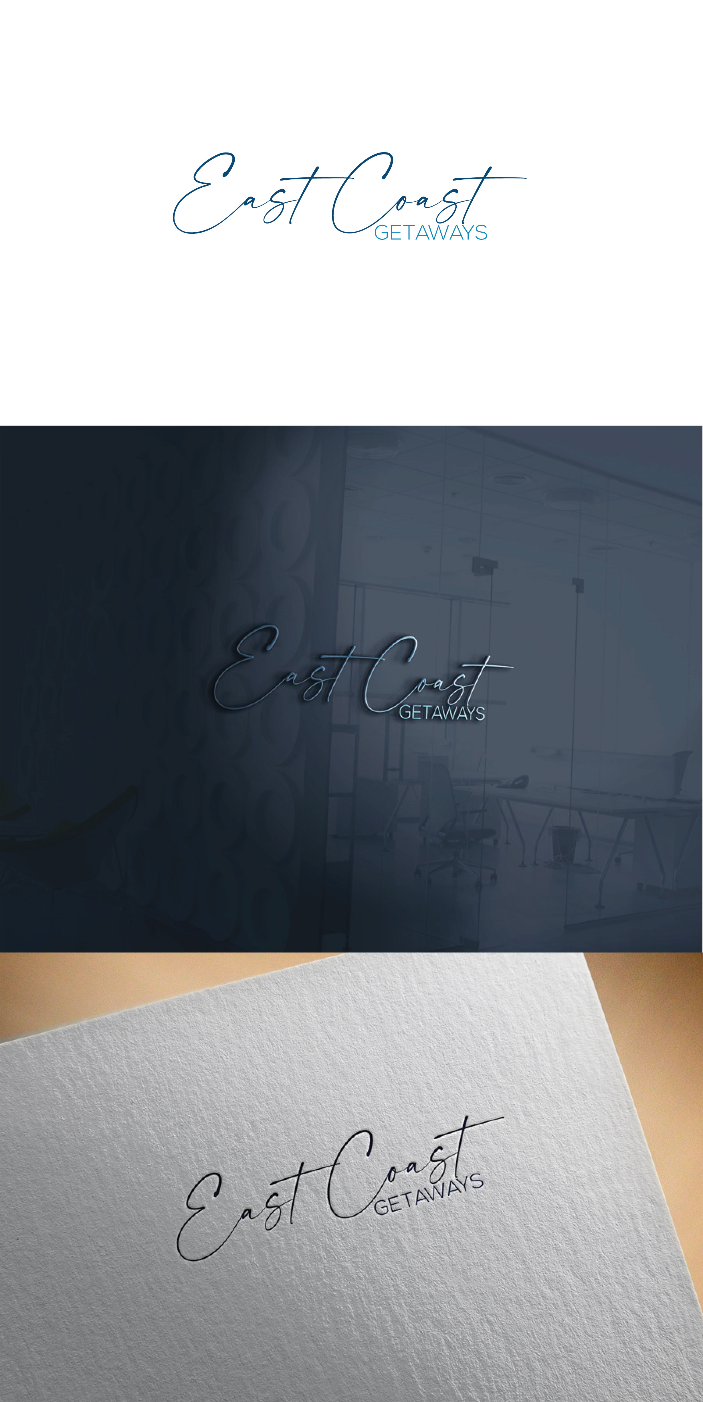 Logo Design by (Vision) for East Coast Getaways | Design #30140630