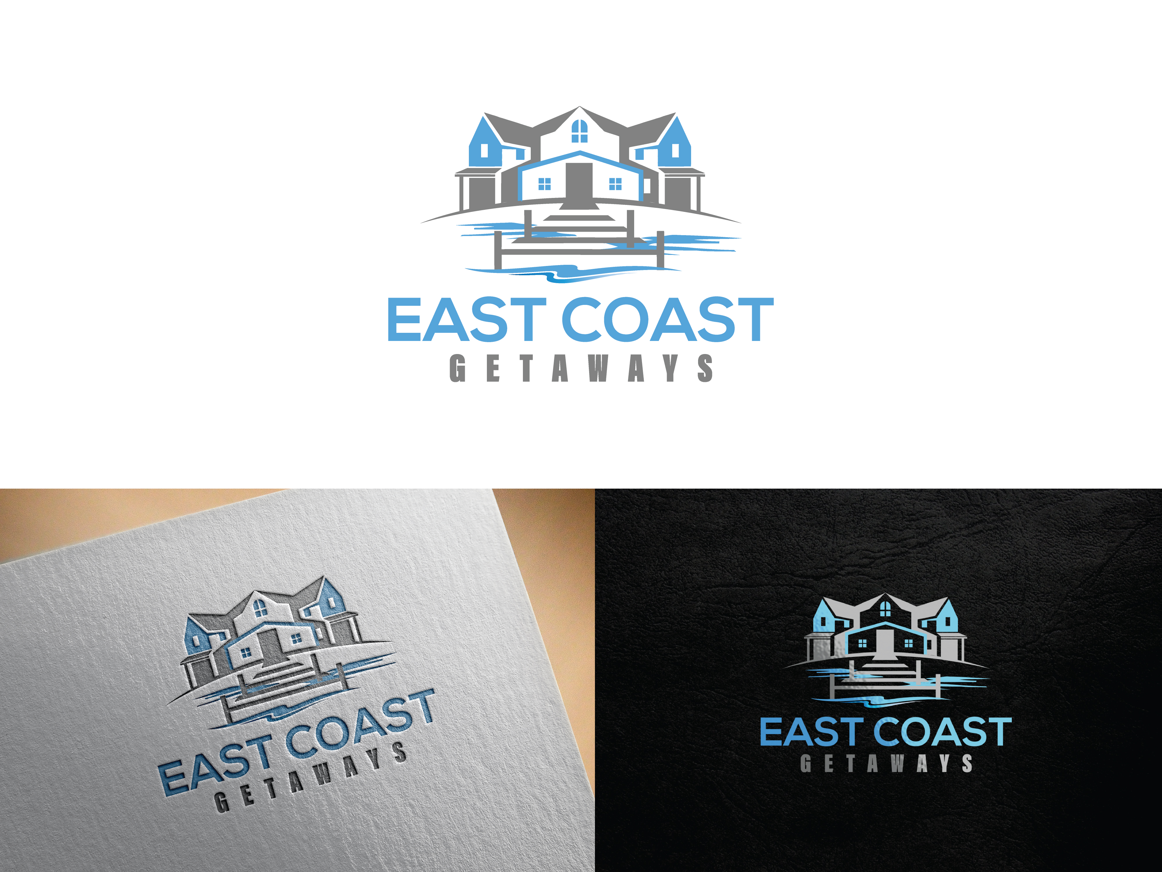 Logo Design by Hieroglyphics for East Coast Getaways | Design #30132778