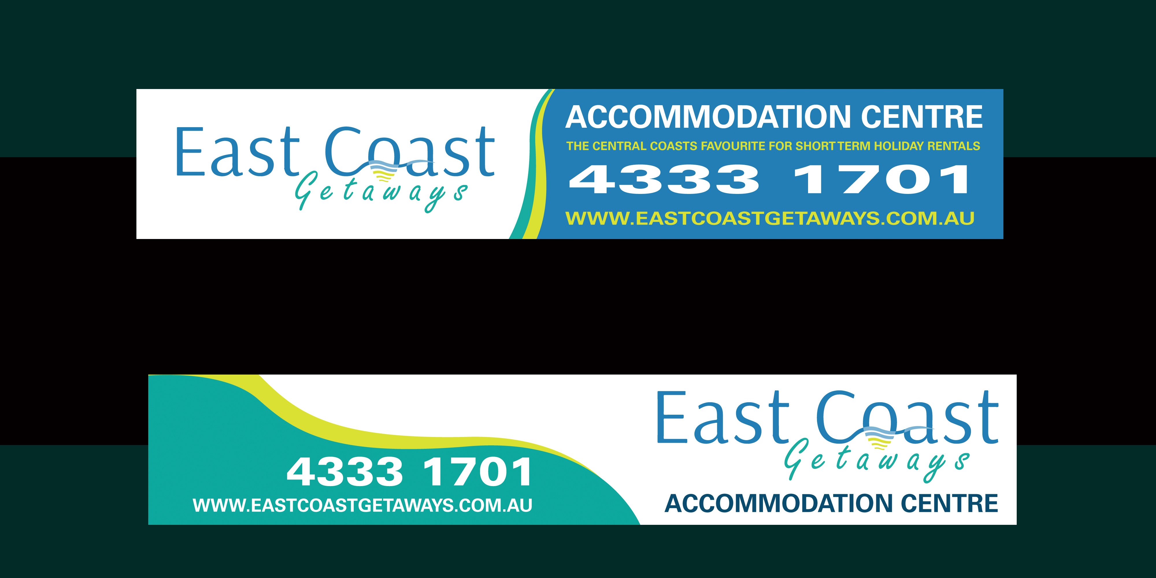 Signage Design by uk for East Coast Getaways | Design #30136020