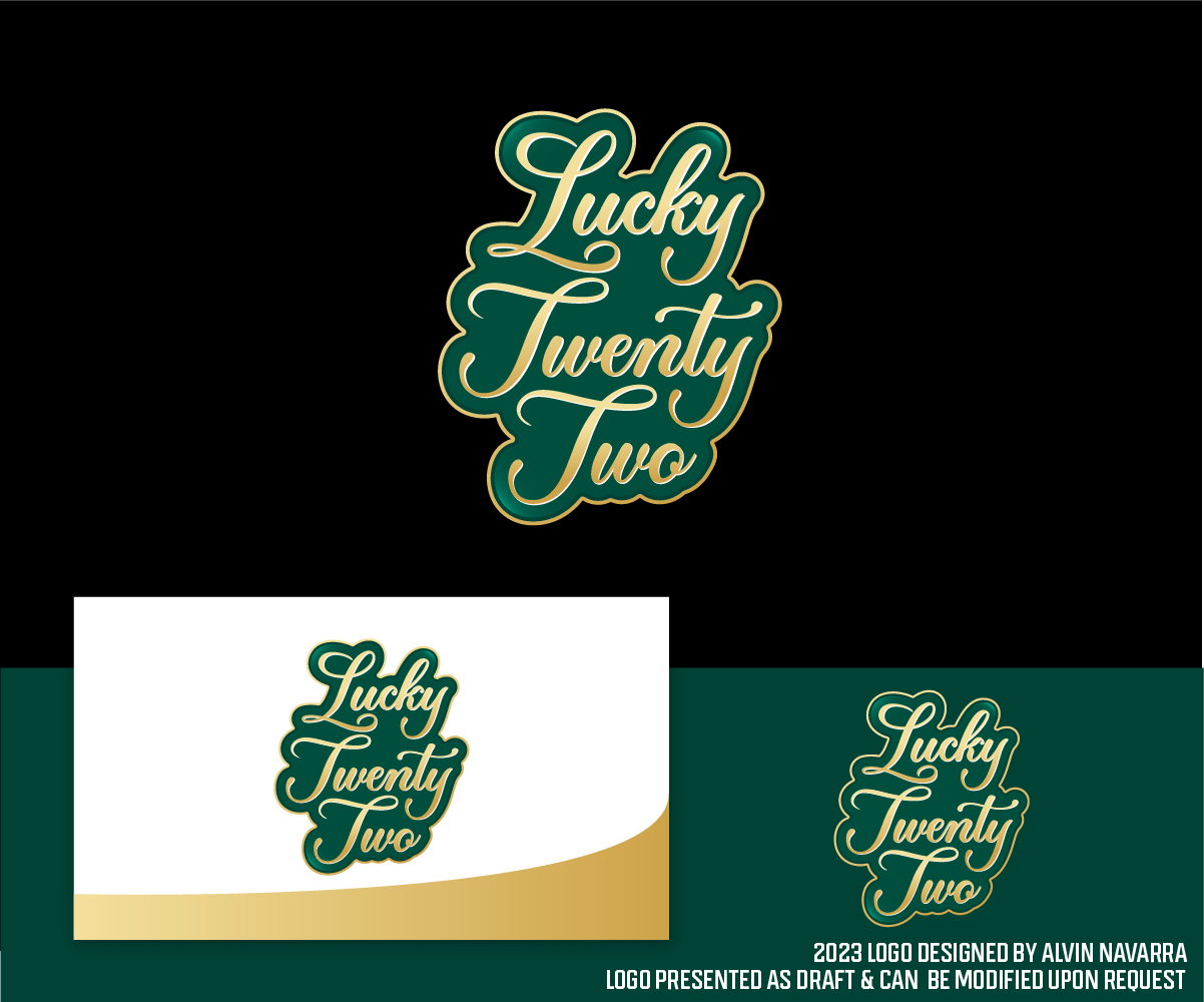 Logo Design by alvinnavarra for Lucky Twenty Two Productions  | Design #30158594