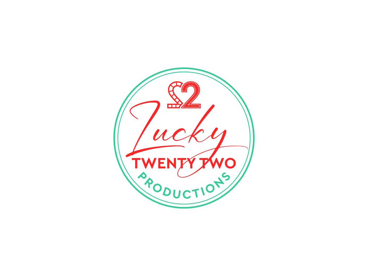 Logo Design by BNdesigner for Lucky Twenty Two Productions  | Design #30160100