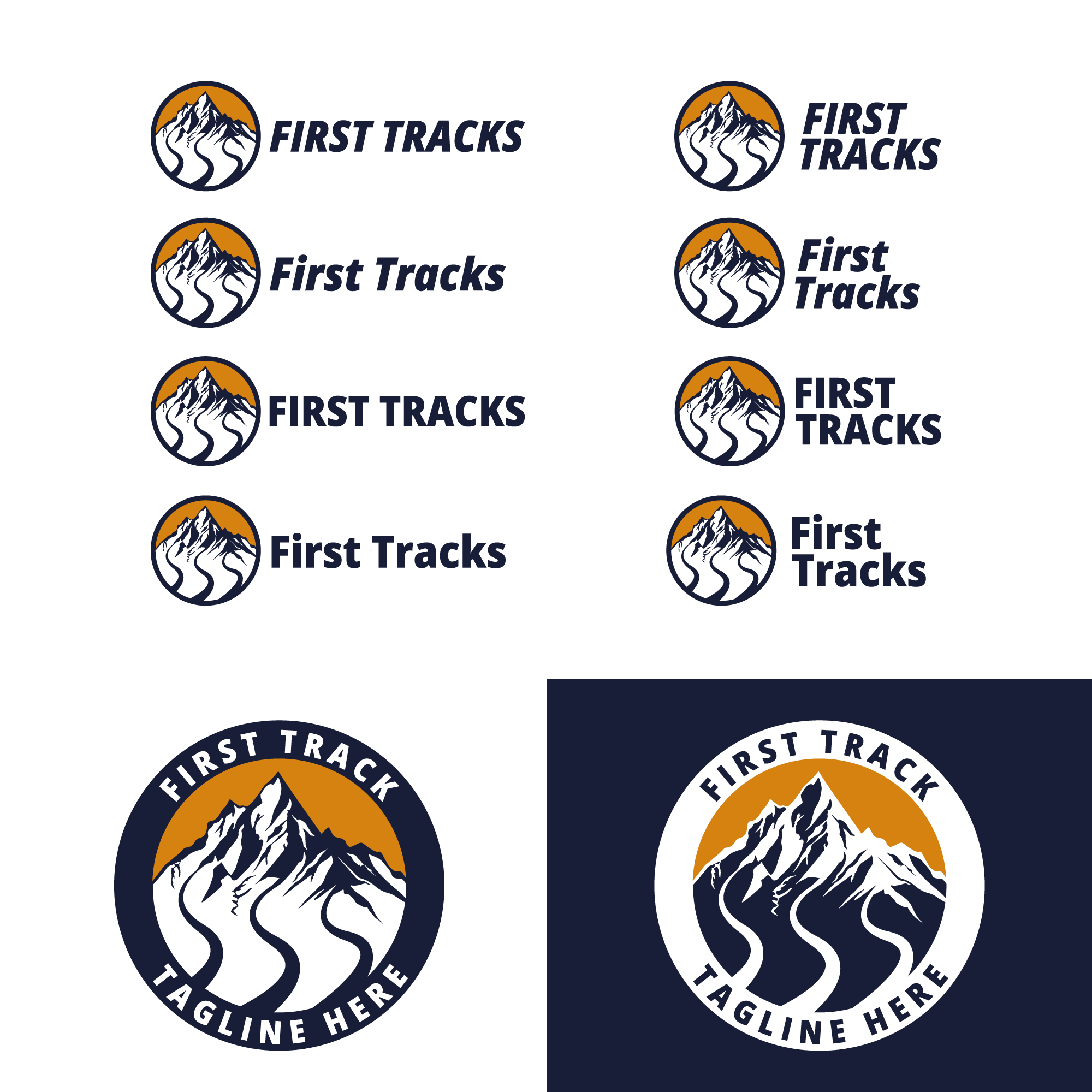 Logo Design by Zak deZign for First Tracks | Design #30144109