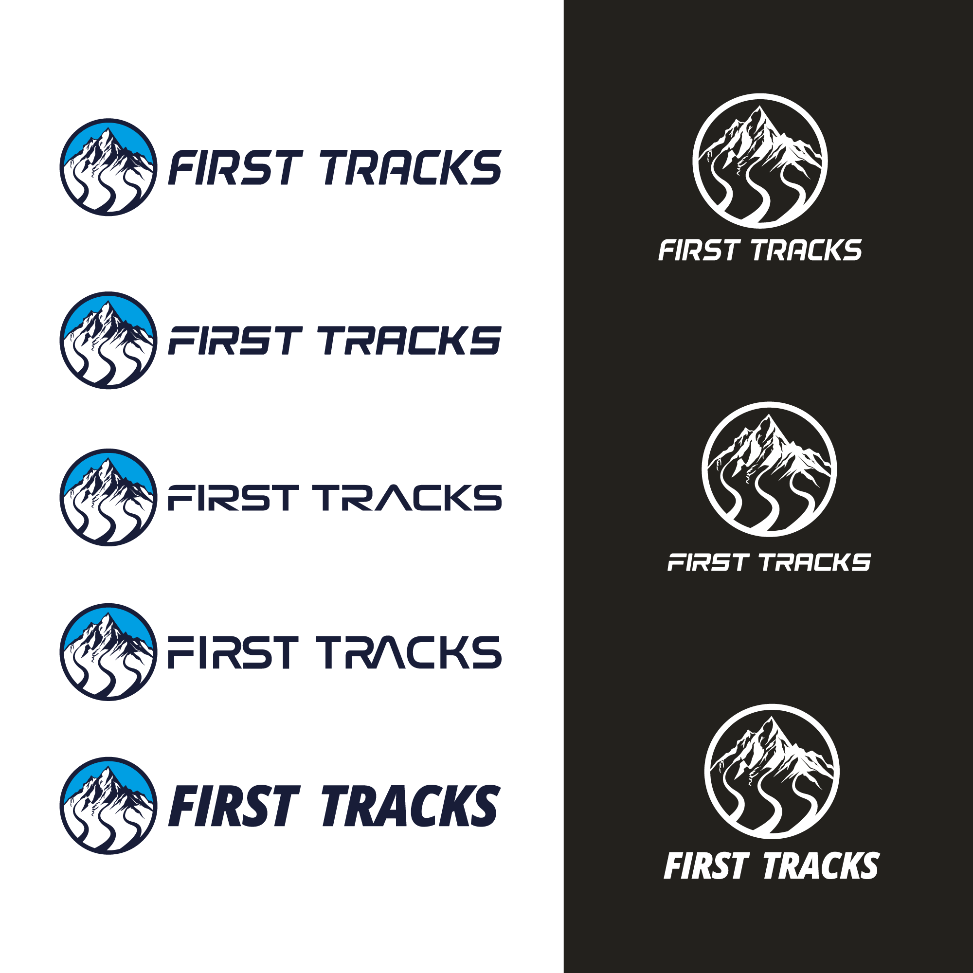 Logo-Design von Zak deZign für First Tracks | Design #30156983
