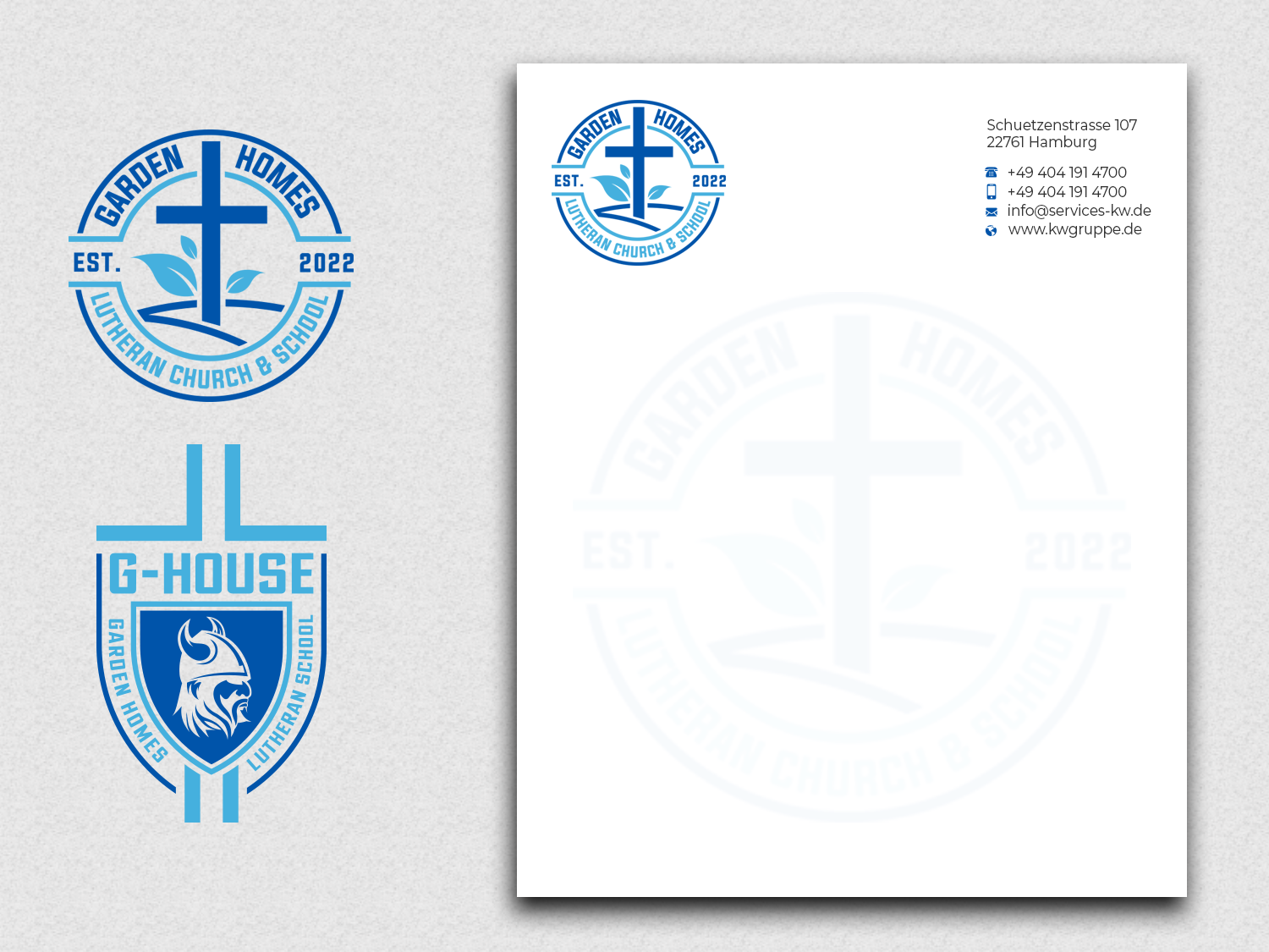 Logo Design by Graphixpointt for Garden Homes Lutheran School | Design #30151883