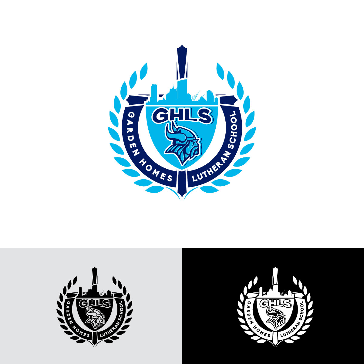 Logo Design by chris Ray for Garden Homes Lutheran School | Design #30138848