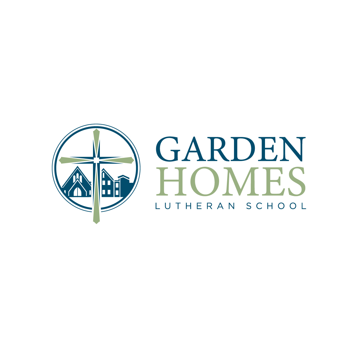 Logo Design by RainART for Garden Homes Lutheran School | Design: #30326630