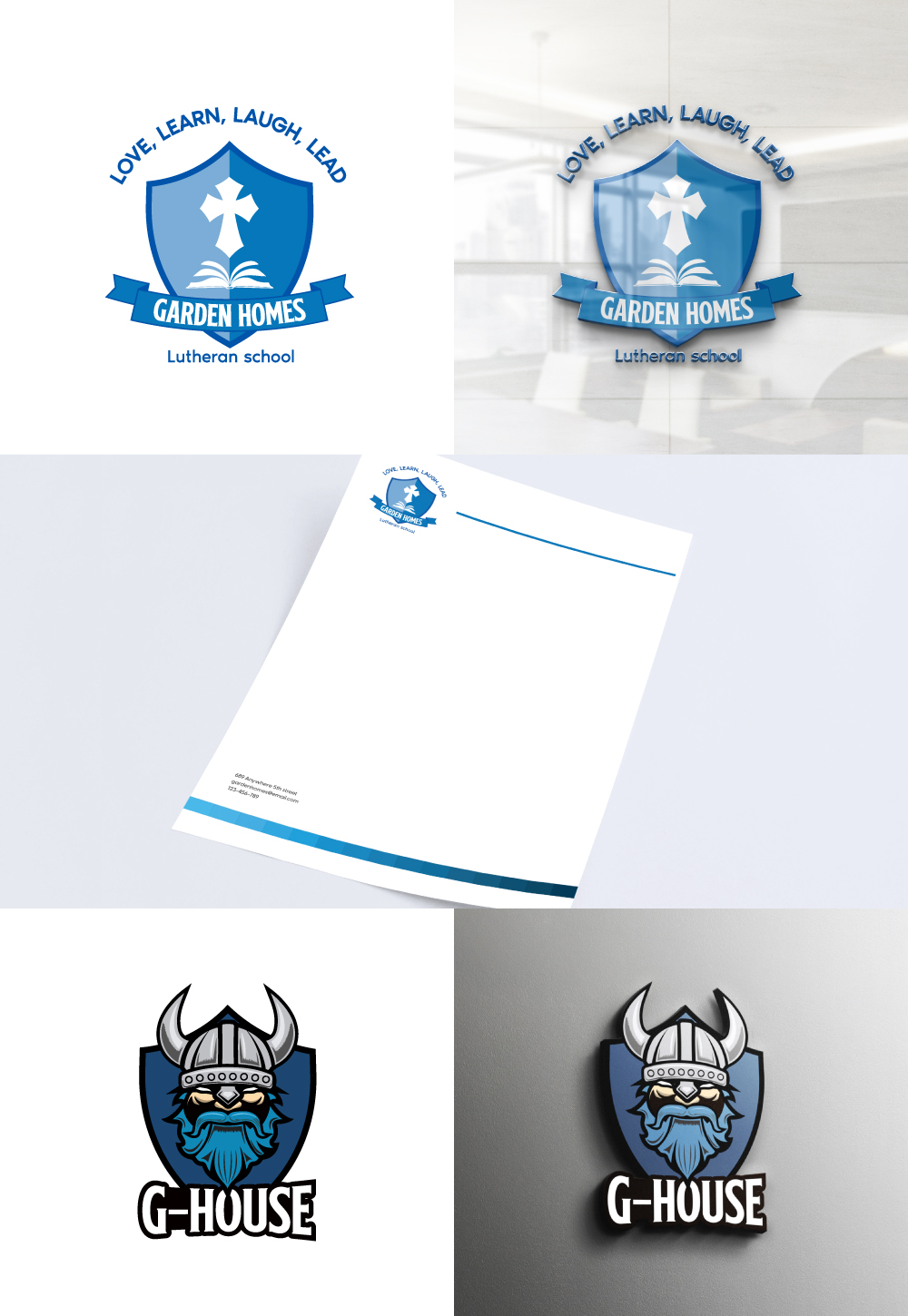 Logo Design by Istafa for Garden Homes Lutheran School | Design #30154907
