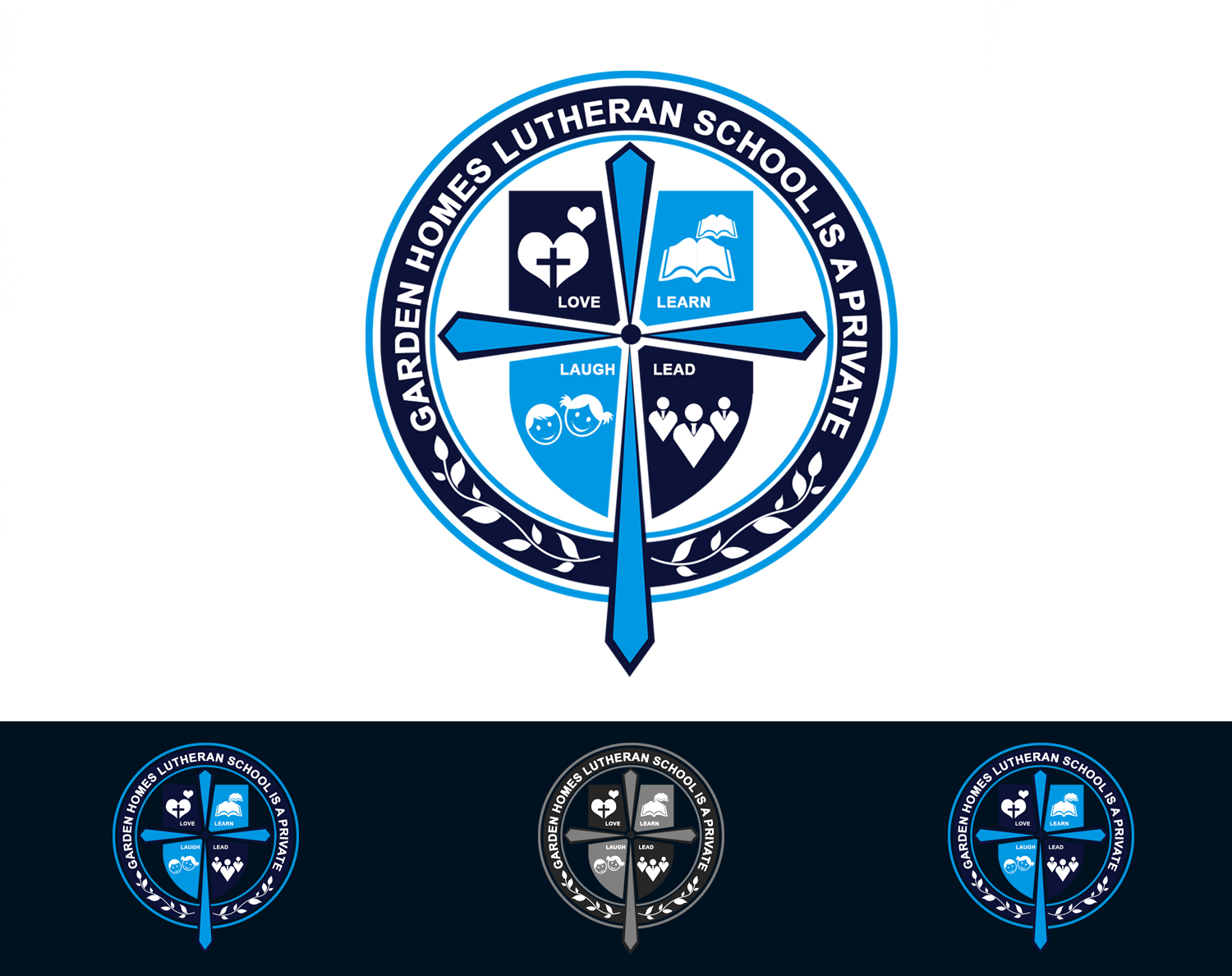 Logo-Design von Tech Nova für Garden Homes Lutheran School | Design #30171300