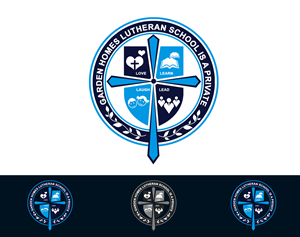 Logo Design by Tech Nova for Garden Homes Lutheran School | Design: #30171300