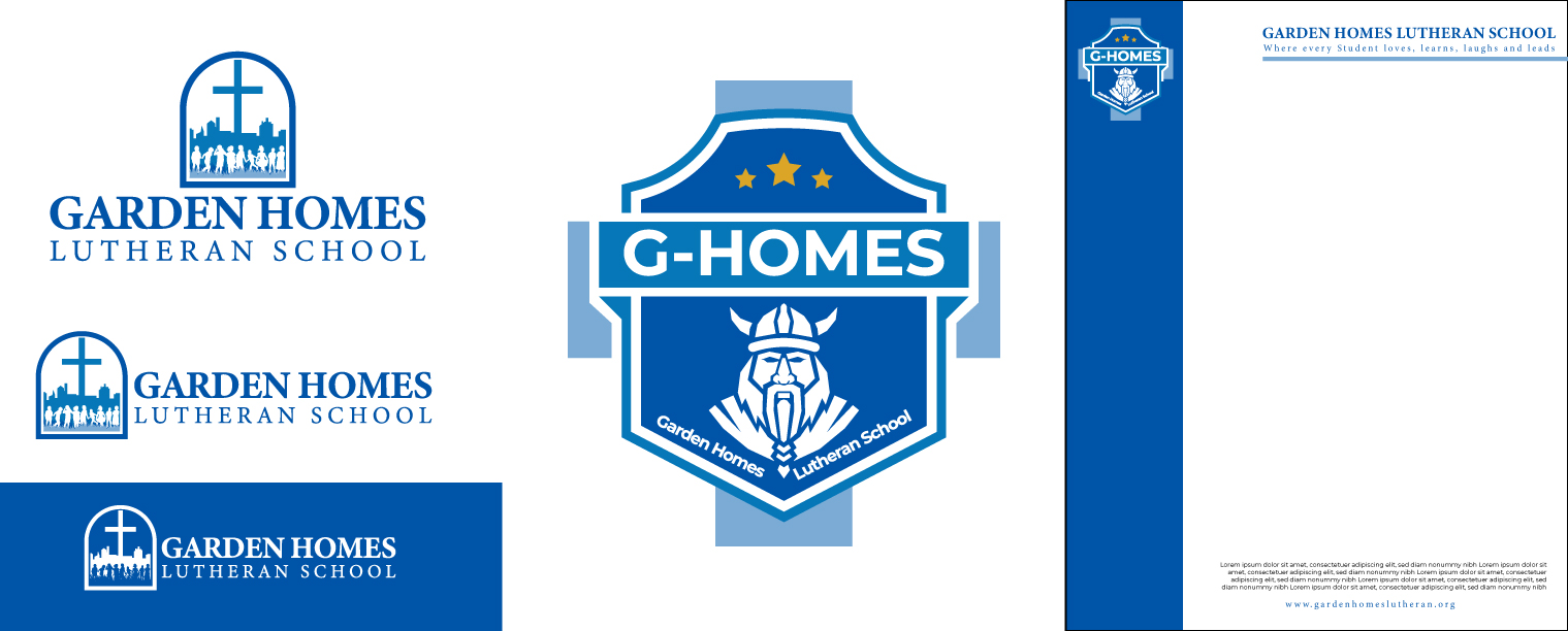 Logo Design by Northdico for Garden Homes Lutheran School | Design #30145432
