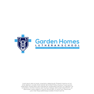 Logo Design by Verguson for Garden Homes Lutheran School | Design: #30153407
