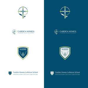 Logo Design by Elizabeta for Garden Homes Lutheran School | Design: #30153855
