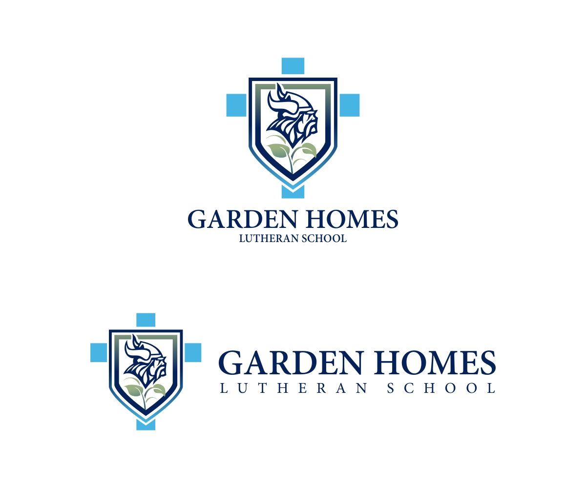Logo Design by rastf2day for Garden Homes Lutheran School | Design #30152818
