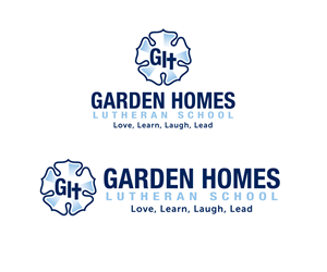 Logo Design by Buck Tornado for Garden Homes Lutheran School | Design: #30150986