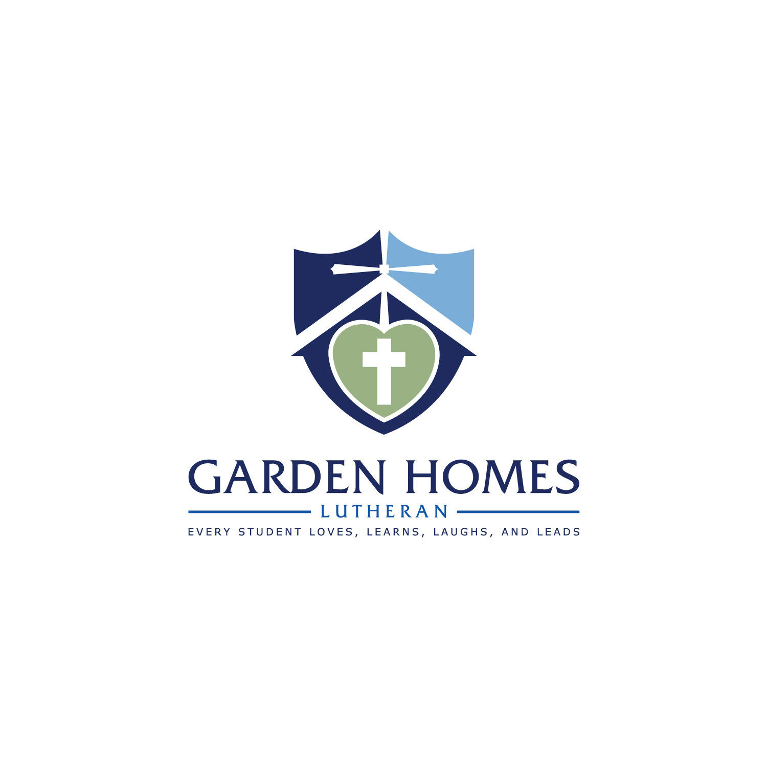 Logo Design by LAXMI DESIGNHUB for Garden Homes Lutheran School | Design #30141521