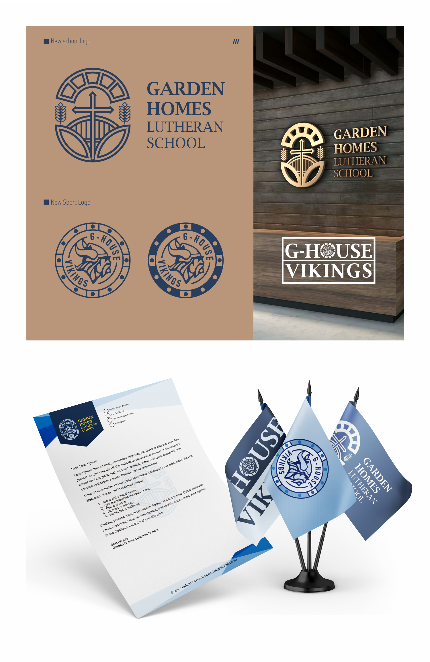Logo Design by Asalanisme for Garden Homes Lutheran School | Design #30177556