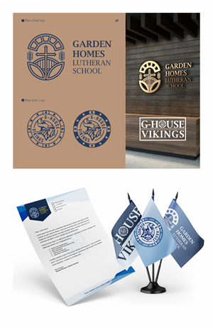 Logo Design by Asalanisme for Garden Homes Lutheran School | Design: #30177556