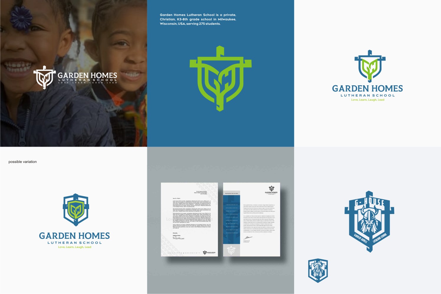 Logo Design by gray mind for Garden Homes Lutheran School | Design #30151124