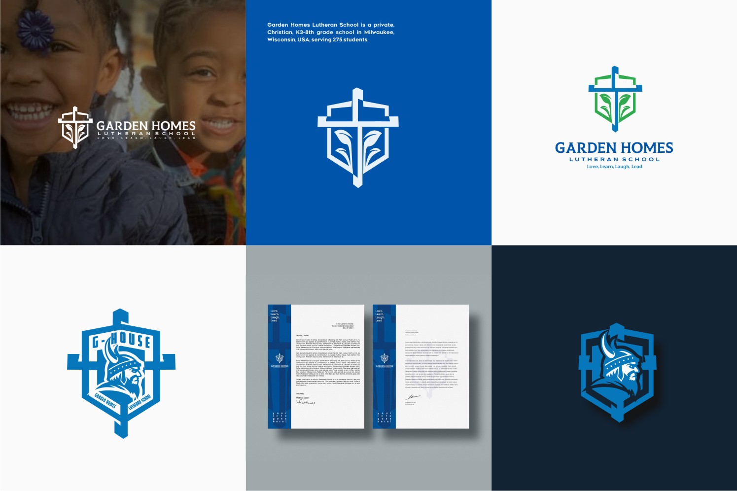 Logo Design by gray mind for Garden Homes Lutheran School | Design #30172809
