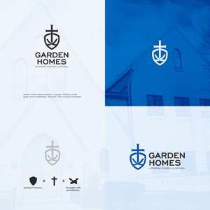 Logo Design by NSP Design for Garden Homes Lutheran School | Design: #30174603