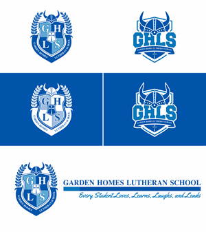 Logo Design by D'Mono for Garden Homes Lutheran School | Design: #30169038