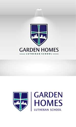 Logo Design by CreativeFeather for Garden Homes Lutheran School | Design: #30144719