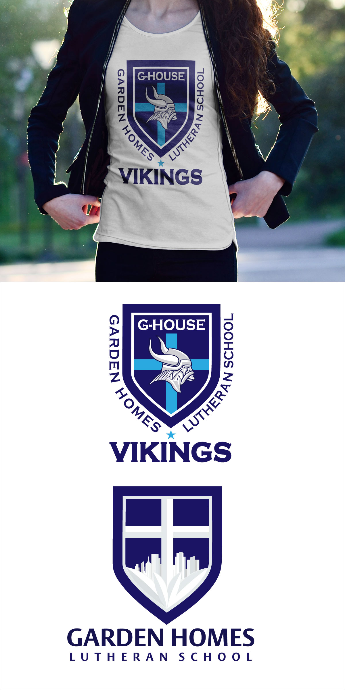 Logo-Design von CreativeFeather für Garden Homes Lutheran School | Design #30195794