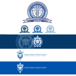 Logo Design by HELLOCRUNK for Garden Homes Lutheran School | Design: #30175118