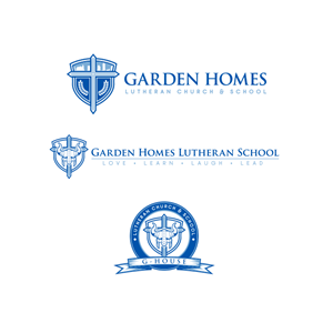 Logo Design by HELLOCRUNK for Garden Homes Lutheran School | Design: #30178914