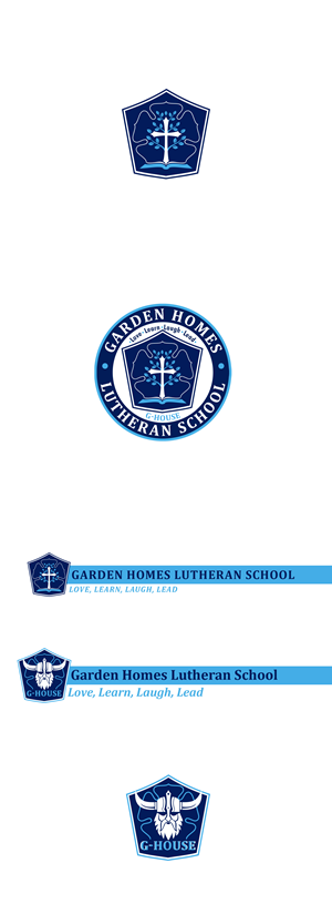 Logo Design by Ana Gocheva for Garden Homes Lutheran School | Design: #30170937